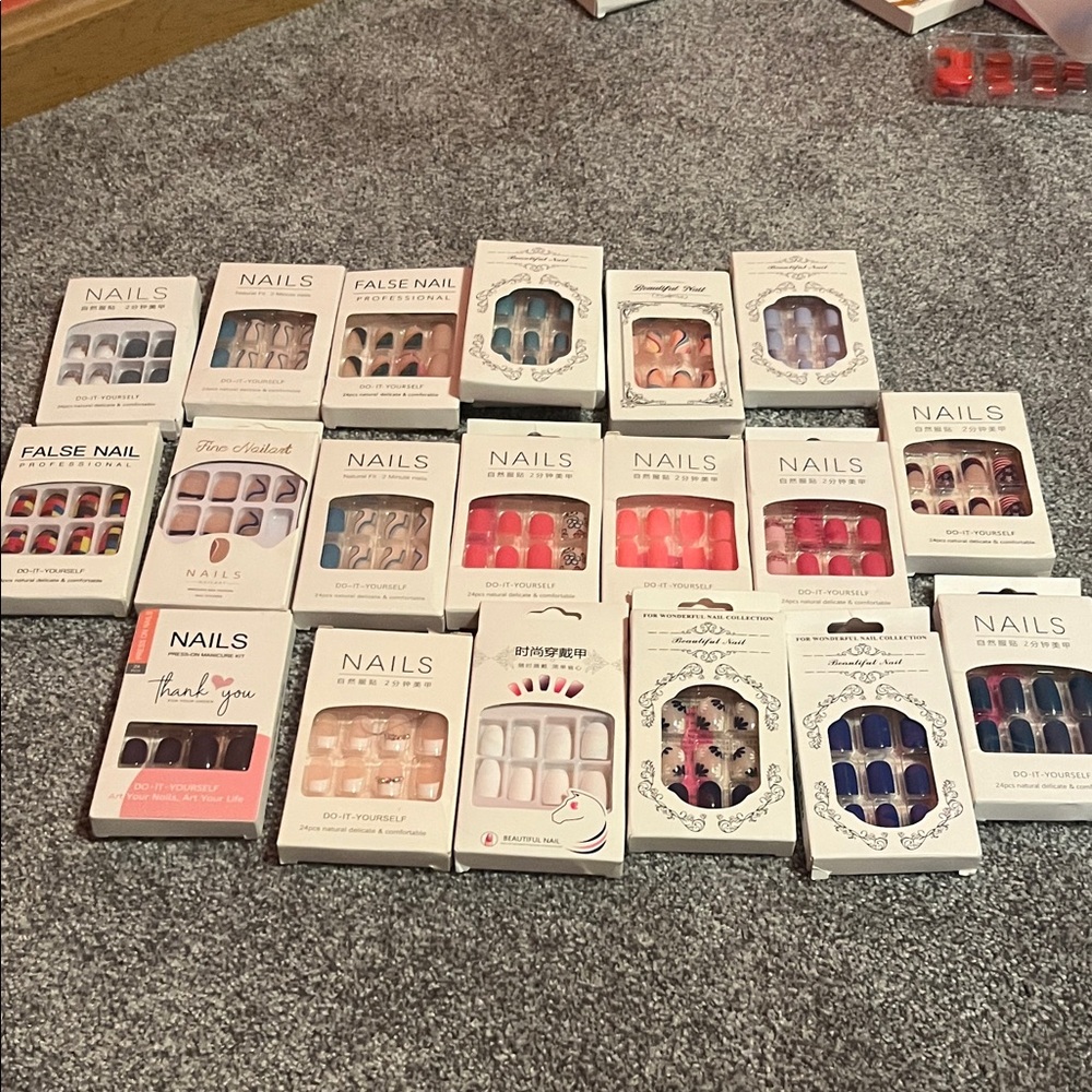 Assorted False Nail Sets 20 boxes